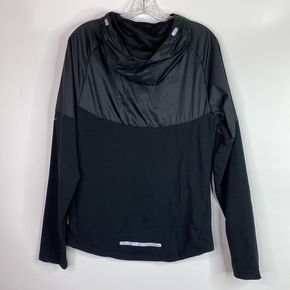 Nike Dri Fit Black Full Zip Hooded Running Jacket Size Small Men's - Picture 4 of 9